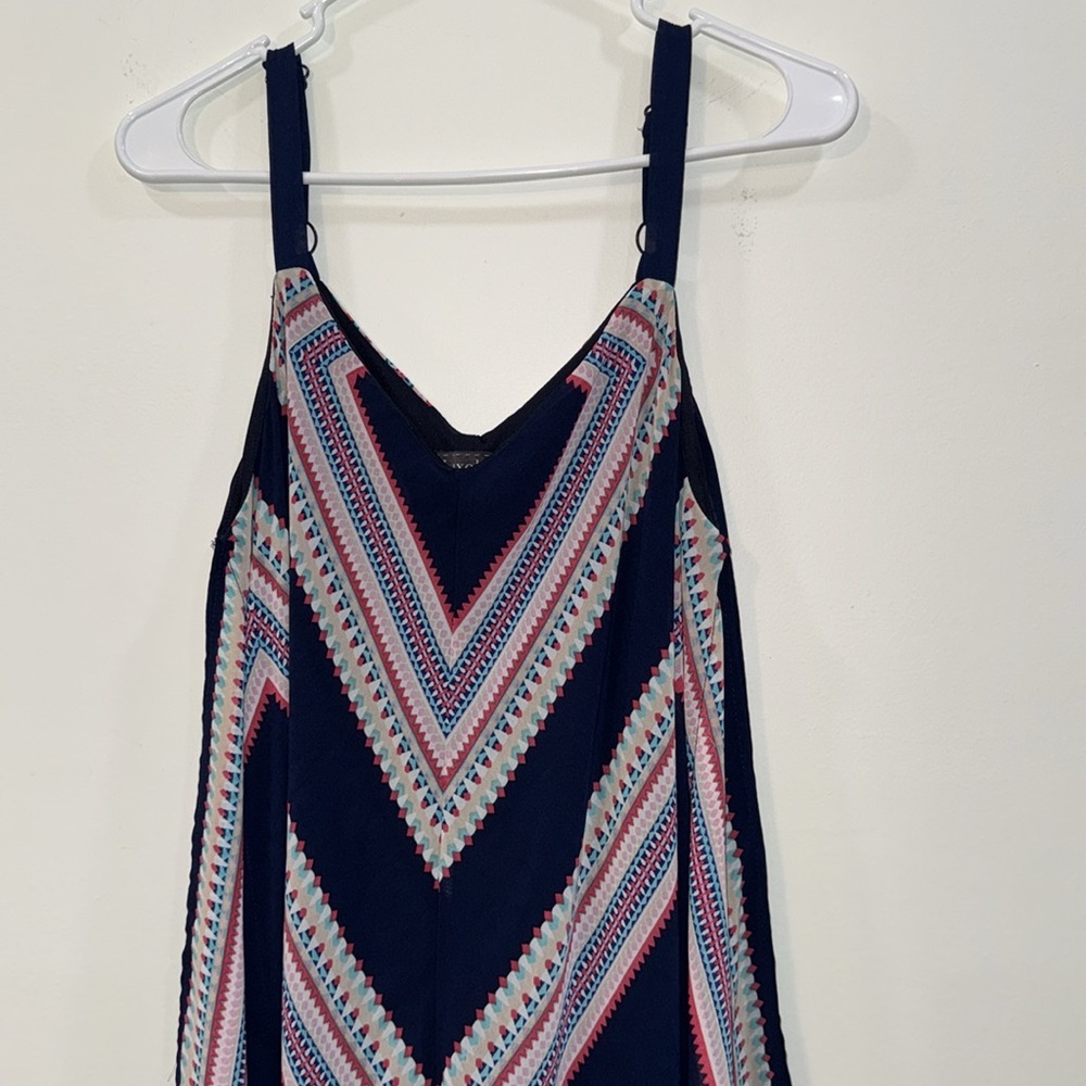 Luxology size 12 handkerchief style hem with adjustable straps in blue